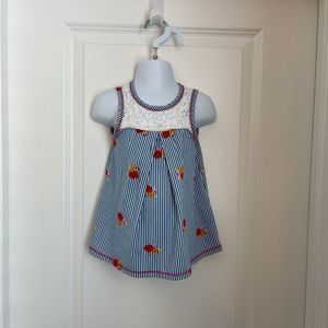 Pink vanilla sleeveless top